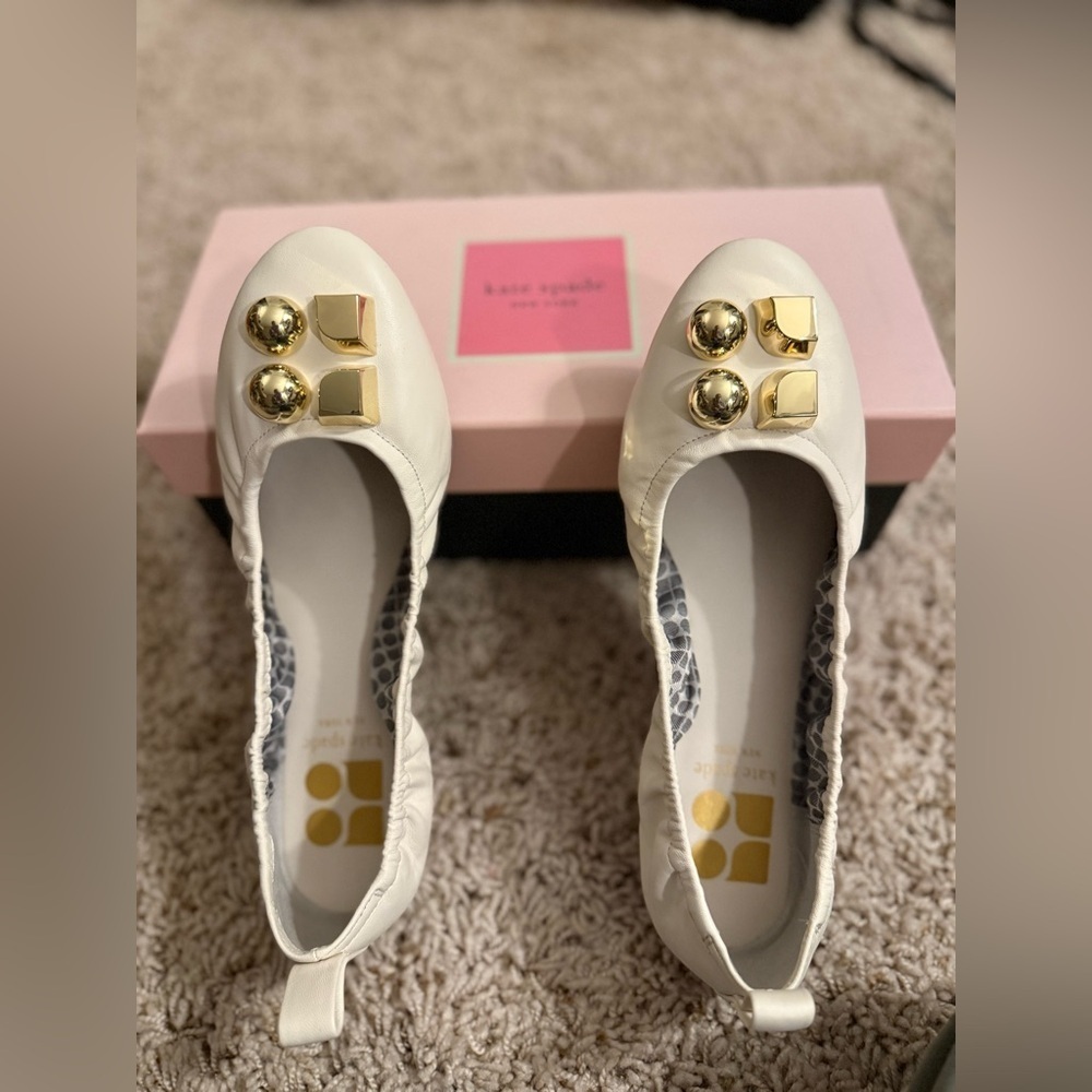 LIKE NEW Kate Spade Noel Ballet Flat - Picture 7 of 10